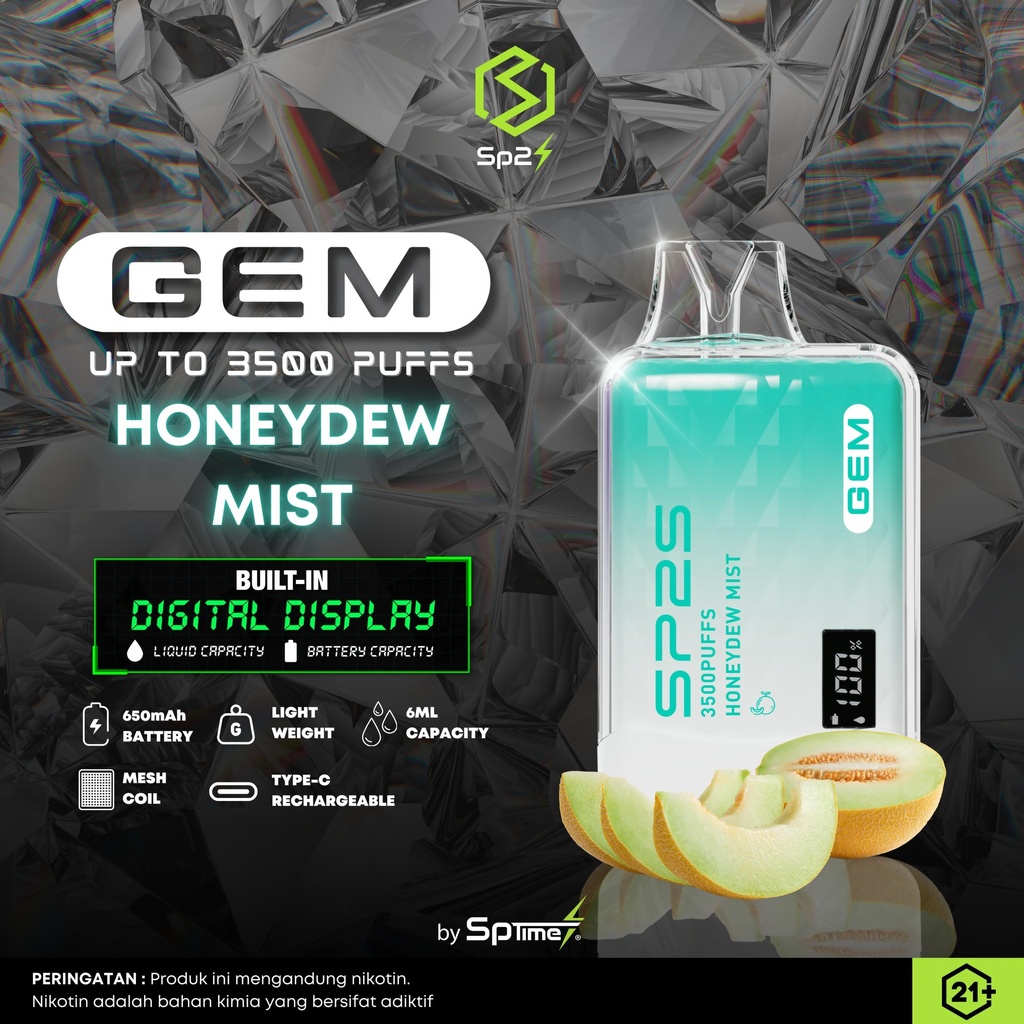 SP2S Disposable GEM Honeydew Mist