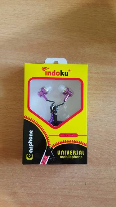 Indoku Earphone Resleting Purple
