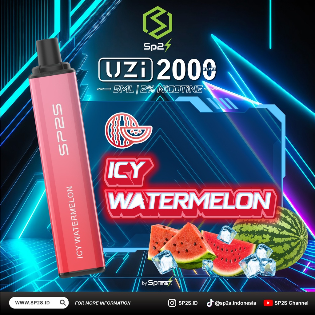 SP2S Disposable UZI 2000 Icy Watermelon