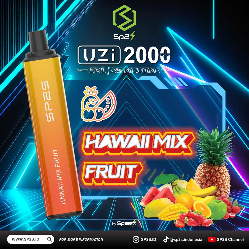 SP2S Disposable UZI 2000 Hawaii Mix Fruit