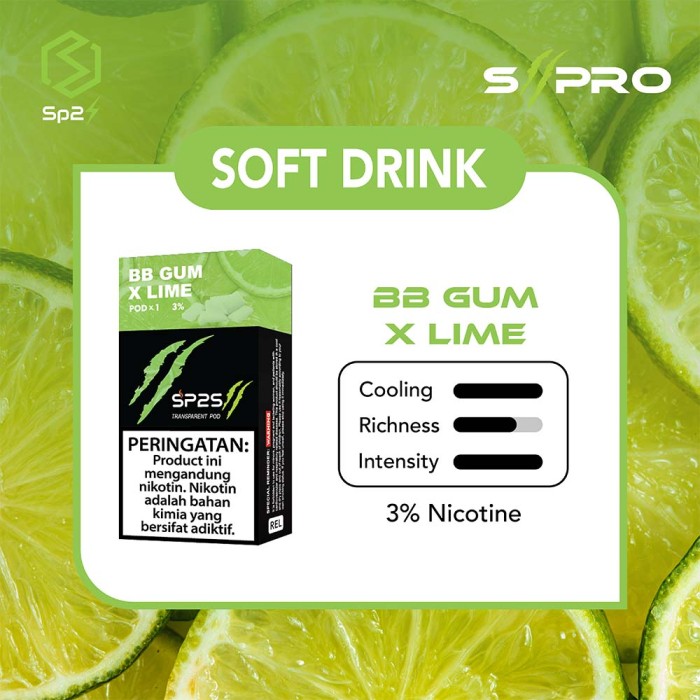 SP2S Pods Gen 2 Bubblegum X Lime