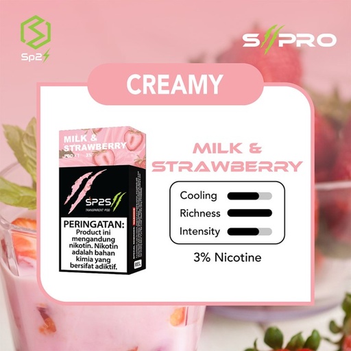 SP2S Pods Gen 2 Milk & Strawberry