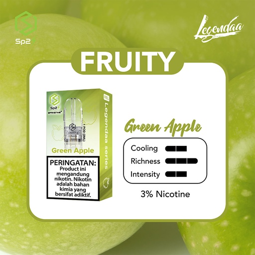 SP2S Pods Legendaa Green Apple