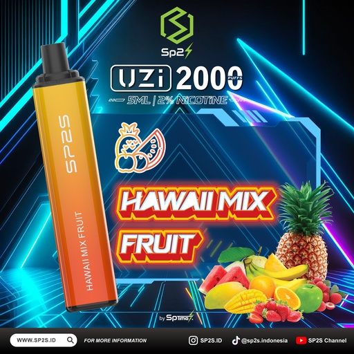 SP2S Disposable UZI 2000 Hawaii Mix Fruit